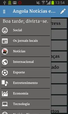 Angola Notícias e Mais android App screenshot 11