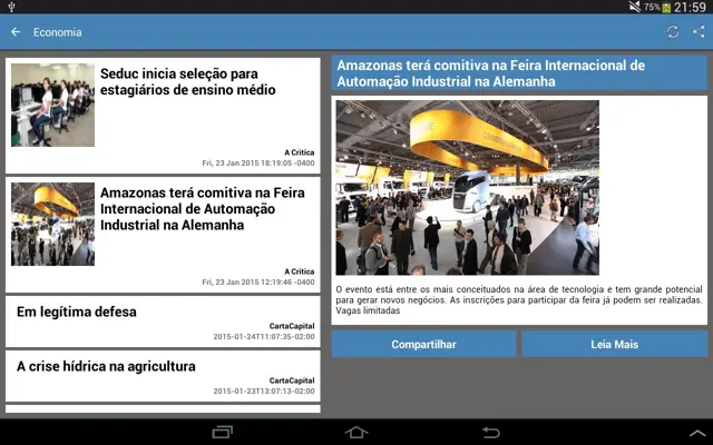 Angola Notícias e Mais android App screenshot 2