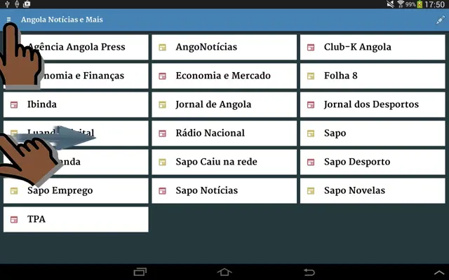 Angola Notícias e Mais android App screenshot 4