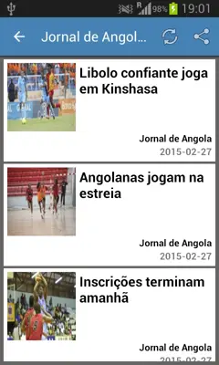 Angola Notícias e Mais android App screenshot 6