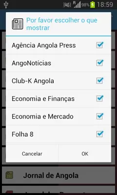 Angola Notícias e Mais android App screenshot 8